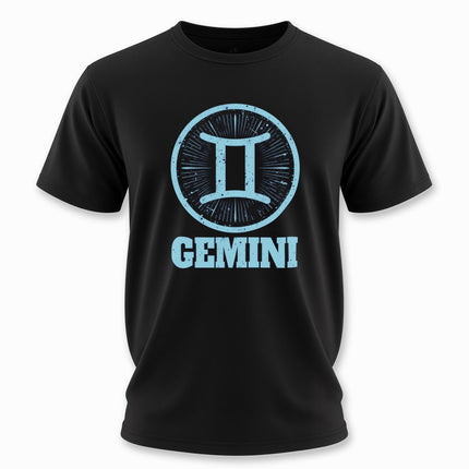 Gemini Zodiac T-Shirt | Astrology Symbol Graphic Tee | V3