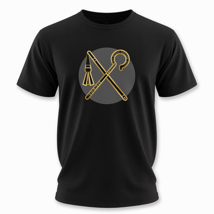 Egyptian Crook & Flail T-Shirt | Ancient Egypt Pharaoh Tee | V1