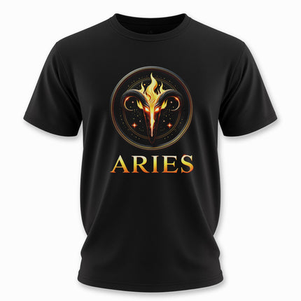 Aries Zodiac Fire Sign T-Shirt | Astrology Symbol Tee | V22