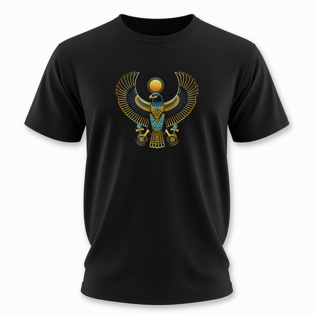 Ra Falcon Egyptian God T-Shirt | Ancient Egypt Graphic Tee | V4
