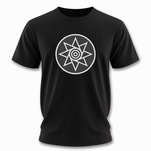 Octagram Spiral Sun T-Shirt | Symbolic Solar Design Tee | V3