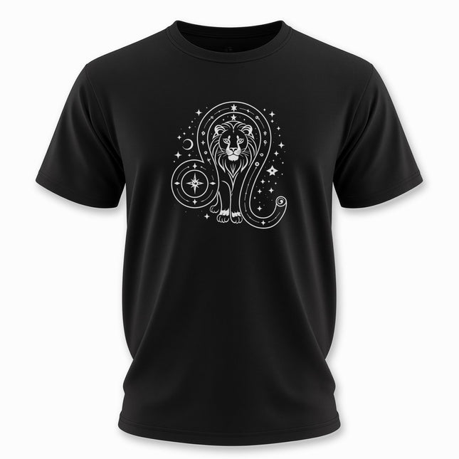 Leo Zodiac T-Shirt | Astrology Lion Tee | V2