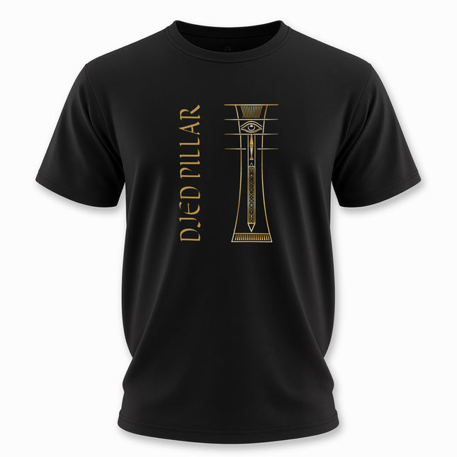 Djed Pillar Egyptian Symbol T-Shirt | Symbolic Design Mythology Tee | V5