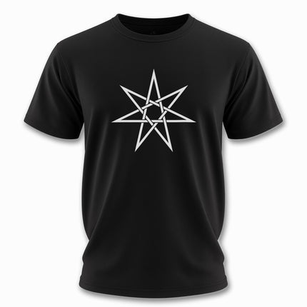 7-Pointed Star Heptagram T-Shirt | Mystical Streetwear Unisex Tee | V2