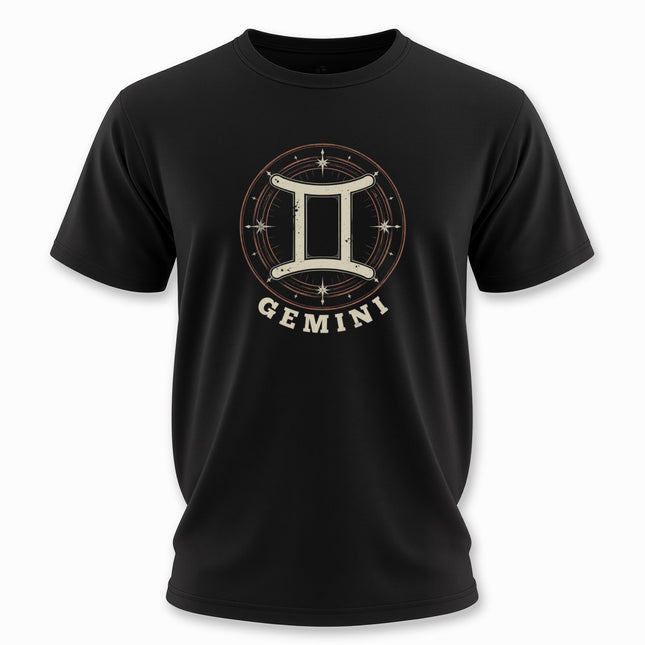 Gemini Zodiac Symbol T-Shirt | Astrology Sign Tee | V7