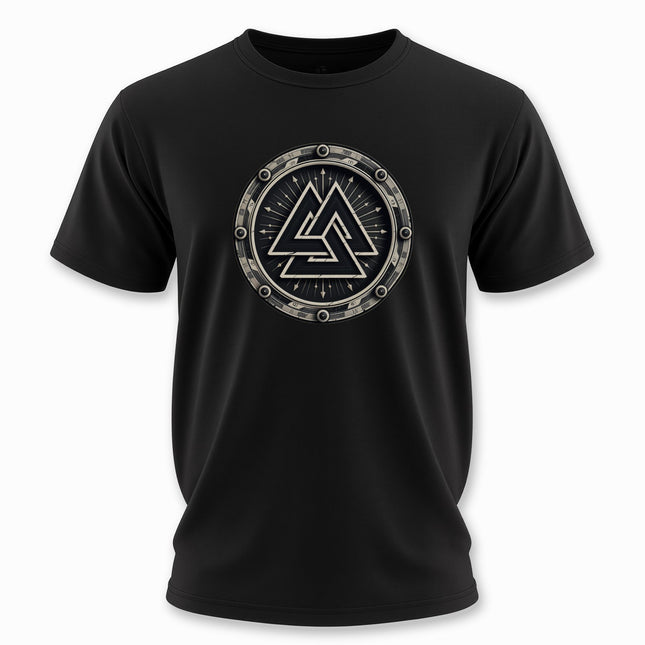 Asgard Symbol Viking T-Shirt | Symbolic Norse Shield Tee | V13