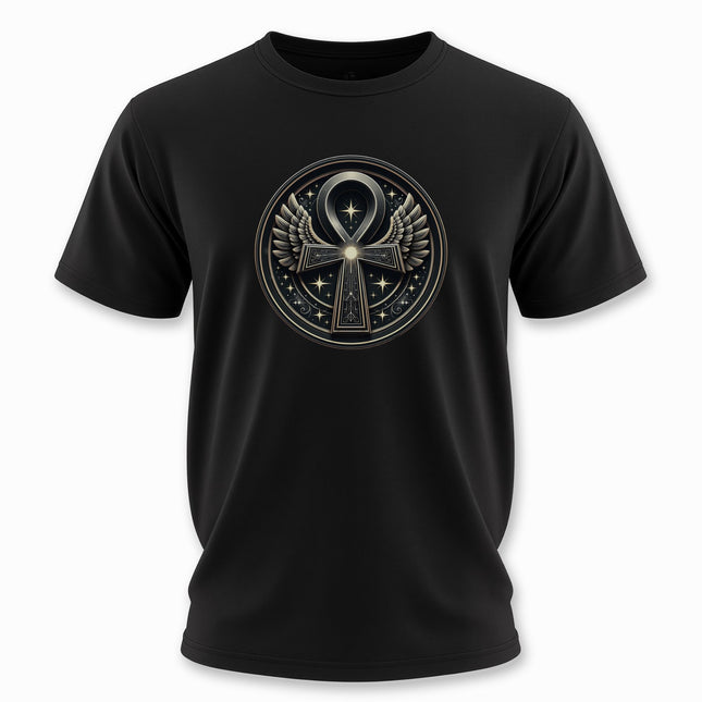 Ankh Wings Egyptian T-Shirt | Ancient Egypt Key of Life Tee | V19