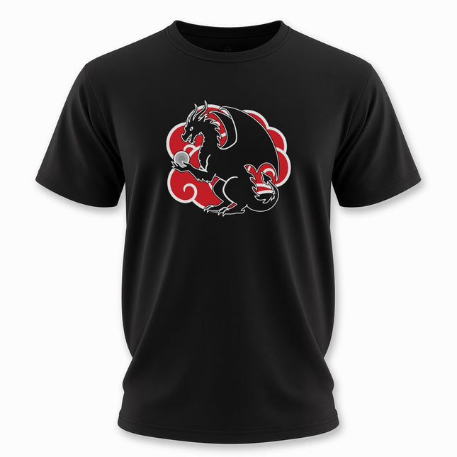 Chinese Dragon Red Cloud Pearl T-Shirt | Unisex Graphic Tee V2