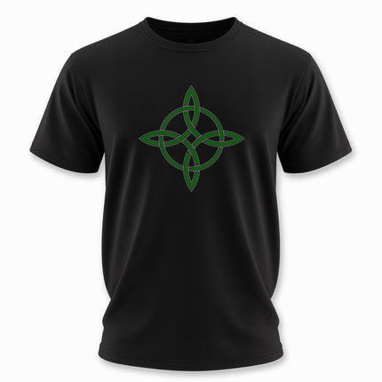 Green Witch's Knot Celtic Protection T-Shirt | V2