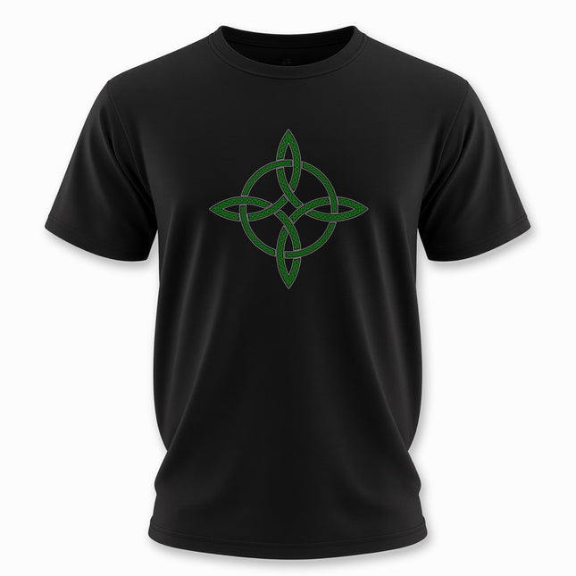 Green Witch's Knot Celtic Protection T-Shirt | V2