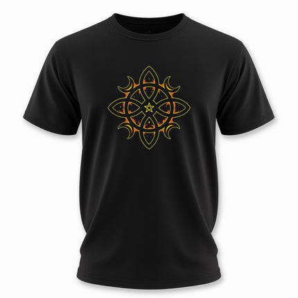 Witch's Knot T-Shirt | Celtic Witchcraft Moon Tee | V1