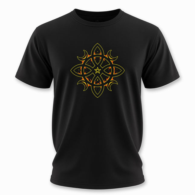 Witch's Knot T-Shirt | Celtic Witchcraft Moon Tee | V1