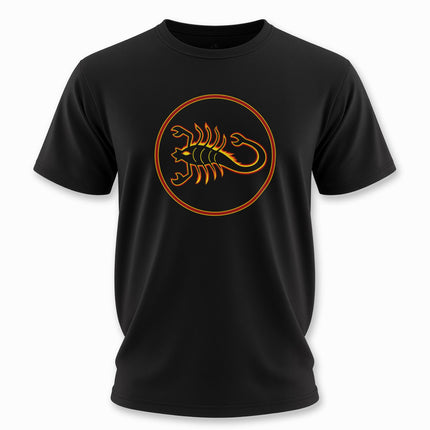 Scorpion Fire Graphic T-Shirt | Zodiac Streetwear Tee | V1