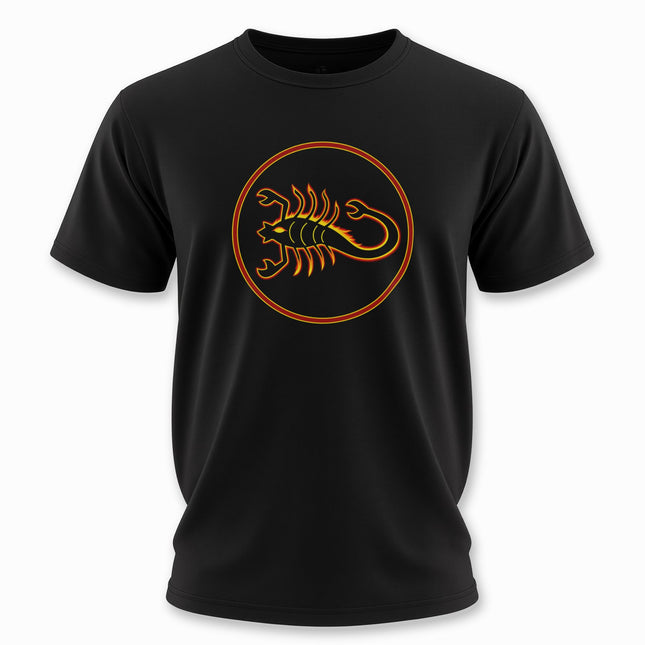 Scorpion Fire Graphic T-Shirt | Zodiac Streetwear Tee | V1