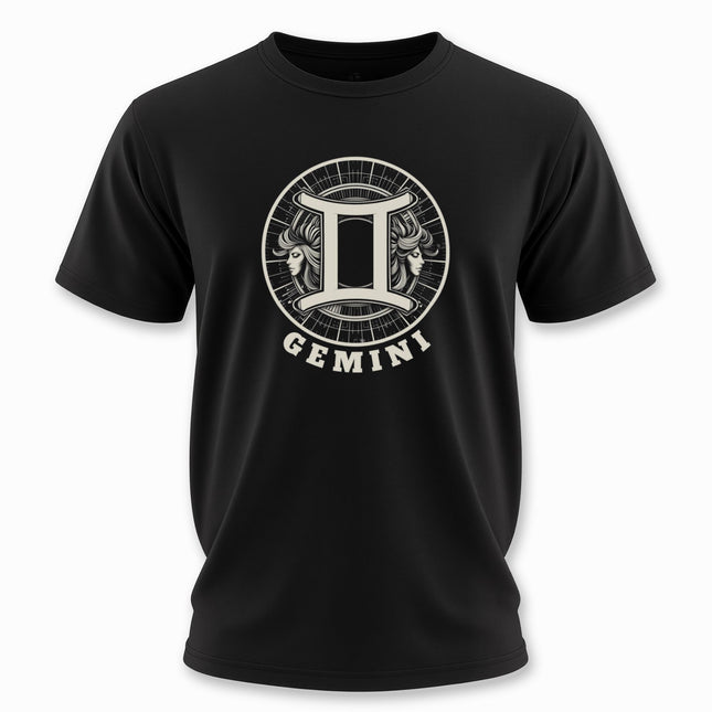 Gemini Zodiac Sign T-Shirt | Astrology Symbol Tee | V9