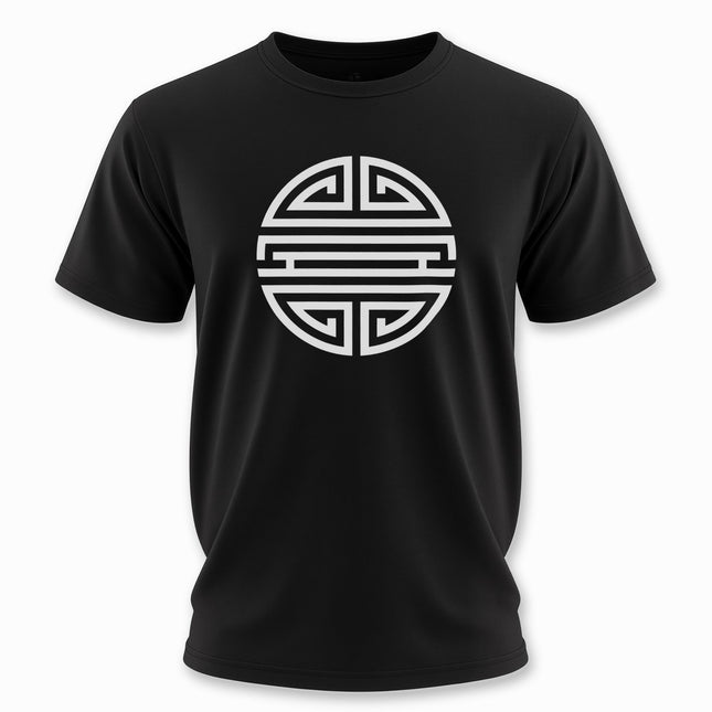Chinese Shou Symbol Longevity T-Shirt | Unisex Graphic Tee V5