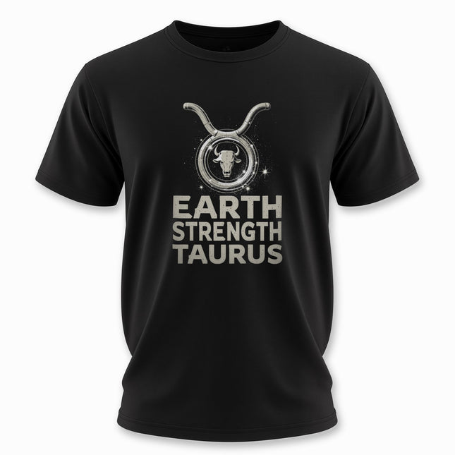 Taurus Zodiac Sign T-Shirt | Earth Strength Tee | V10