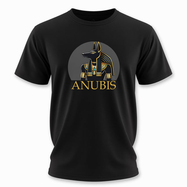 Anubis Egyptian God T-Shirt | Graphic and Text Ancient Egypt Mythology Tee V9