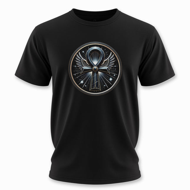 Egyptian Ankh Wings T-Shirt | Ancient Symbol Tee | V20