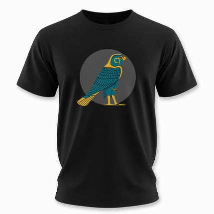 Egyptian Horus Bird T-Shirt | Ancient Falcon God Tee | V2