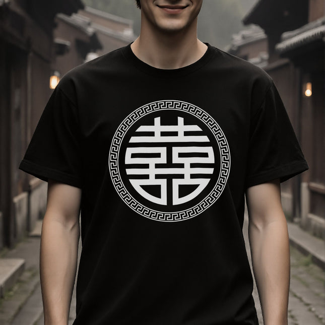 Chinese Double Happiness Wedding Tee | Unisex Graphic Tee V5