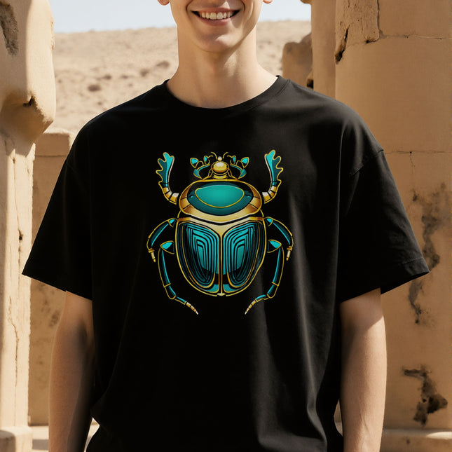 Egyptian Scarab Beetle T-Shirt | Ancient Egypt Tee | V6