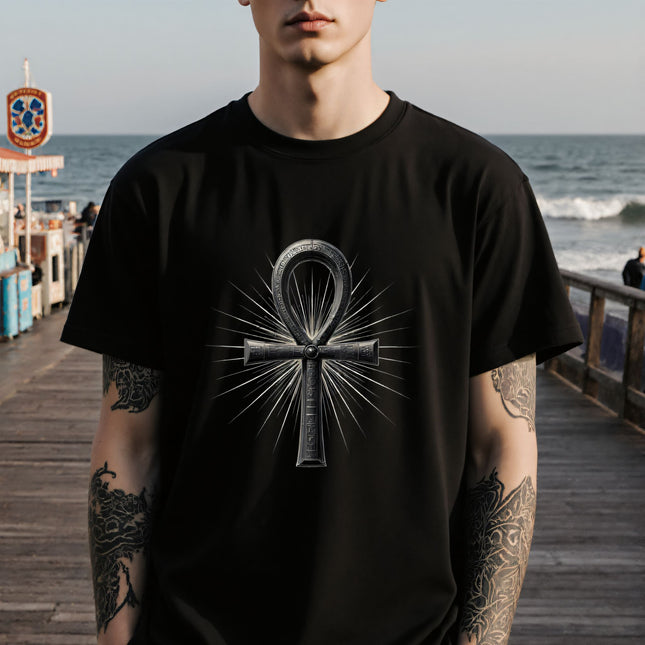 Ankh Symbol T-Shirt | Ancient Egyptian Cross Tee | V7