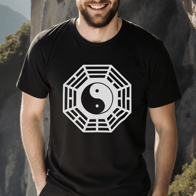 Bagua Yin Yang Symbol Tee | Martial Arts Symbolic Graphic Unisex Tee | V3