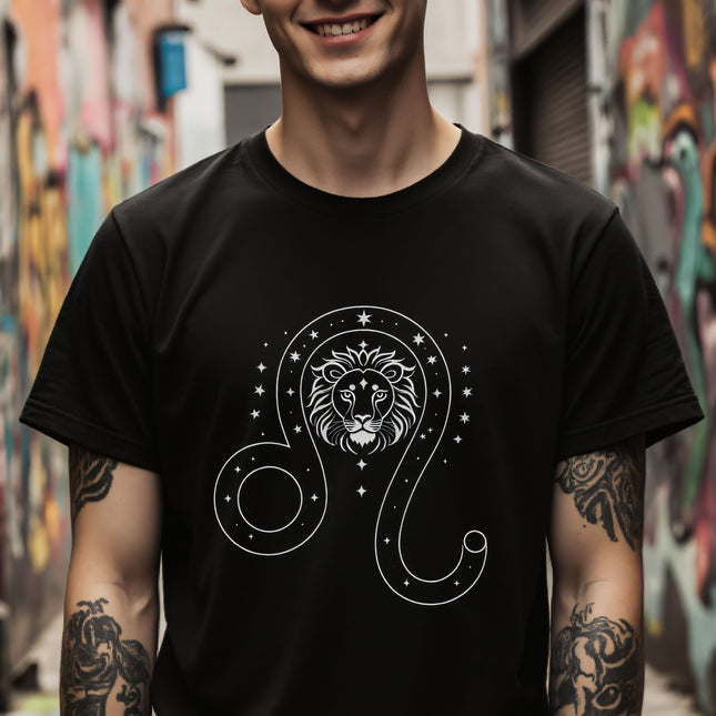Leo Zodiac T-Shirt | Astrology Sign Tee | V4