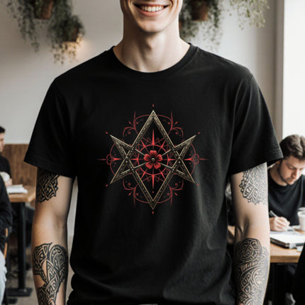 Thelema Hexagram Graphic T-Shirt | Magick Tee | V8