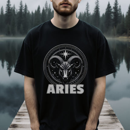 Aries Zodiac T-Shirt | Astrology Ram Tee | V10