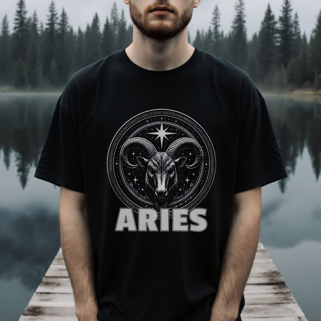 Aries Zodiac T-Shirt | Astrology Ram Tee | V10
