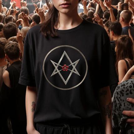 Thelema Unicursal Hexagram Magick Graphic T-Shirt | V7