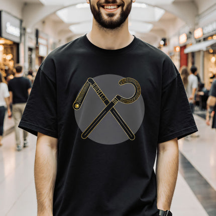 Egyptian Crook and Flail T-Shirt | Ancient Osiris Symbol | V2