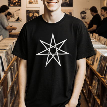 7-Pointed Star Heptagram T-Shirt | Mystical Streetwear Unisex Tee | V2
