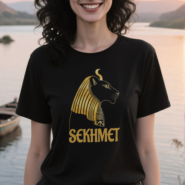 Sekhmet Lioness T-Shirt | Egyptian Goddess Tee | Ancient Egypt Mythology | V3