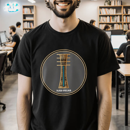 Djed Pillar T-Shirt | Ancient Egyptian Symbol Tee | V7