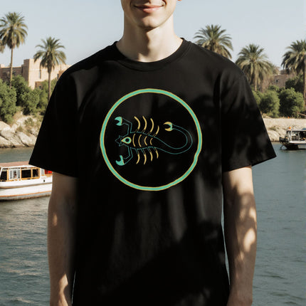 Scorpion Graphic T-Shirt | Egyptian Zodiac Tee | V3