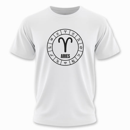 Aries Zodiac Sign Astrology T-Shirt | Zodiac Symbol Unisex Tee | V23