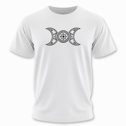 Celtic Triple Moon Goddess T-Shirt | Pagan Witchcraft Tee | V2