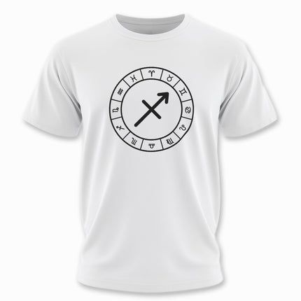 Sagittarius Astrology Sign T-Shirt | Zodiac Symbol Unisex Tee | V2
