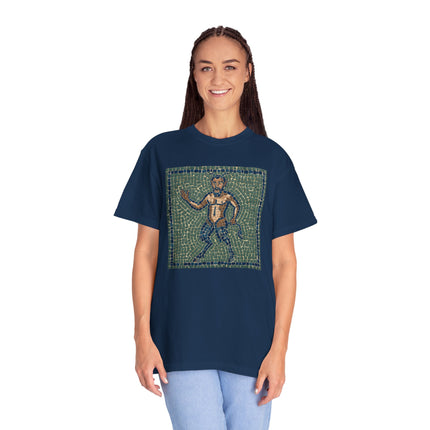 Satyr Mosaic T-Shirt | Ancient Greek Mythology Creature Tee | Comfort Colors
