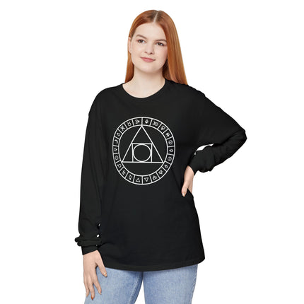 Philosopher's Stone Long Sleeve T-Shirt | Alchemical Symbol Art