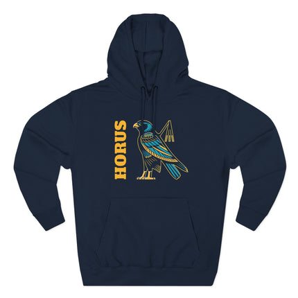 Horus Falcon Graphic Hoodie | Ancient Egyptian Mythology Unisex Pullover V3