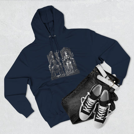 Hades & Persephone Underworld King Queen Throne Hoodie | Greek Mythology Hoodie