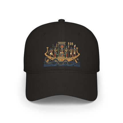 Solar Barque DTF Print Baseball Cap | Egyptian Ra Sun God Hat