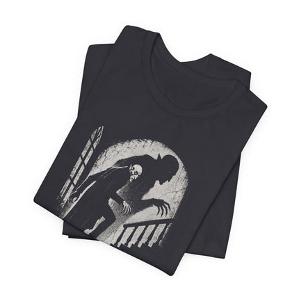 Nosferatu T-Shirt | Gothic Vampire Shadow and Staircase Graphic Tee