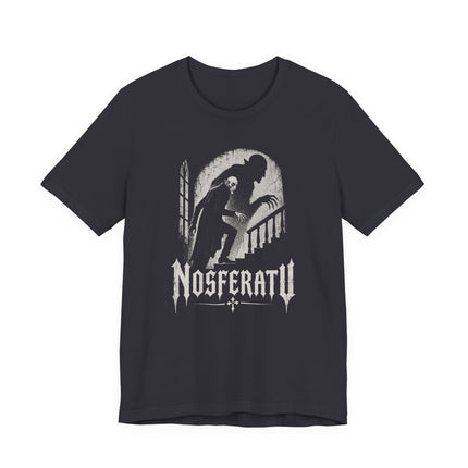 Nosferatu T-Shirt | Gothic Vampire Shadow and Staircase Graphic Tee