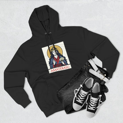 Amaterasu Japanese Sun Goddess Hoodie | Shinto Mythology Fan Unisex Pullover V1