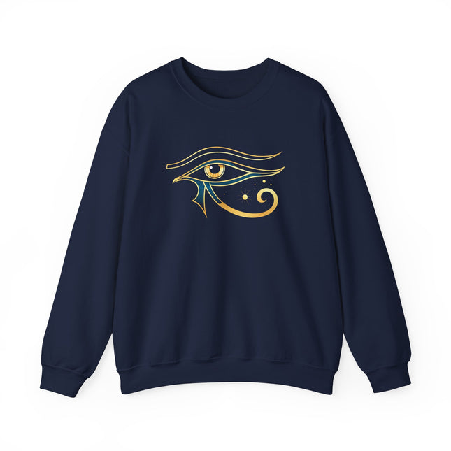 Eye of Horus Sweatshirt | Ancient Egyptian God Symbol Pullover | V4